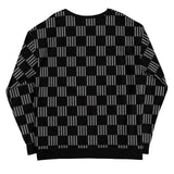 Black Checkered Sweatshirt