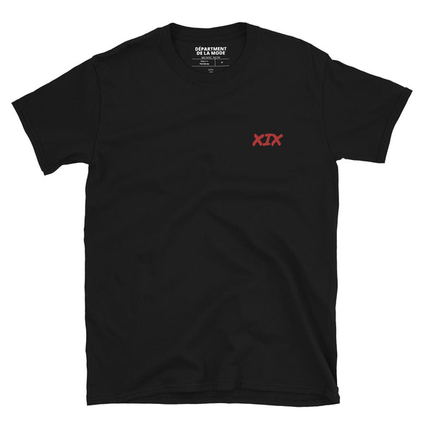 Short-Sleeve Embroidery XIX T-Shirt (3 for $60, cannot be combined with other sale promotions only the 3 PACK)