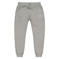 Unisex fleece embroidery sweatpants